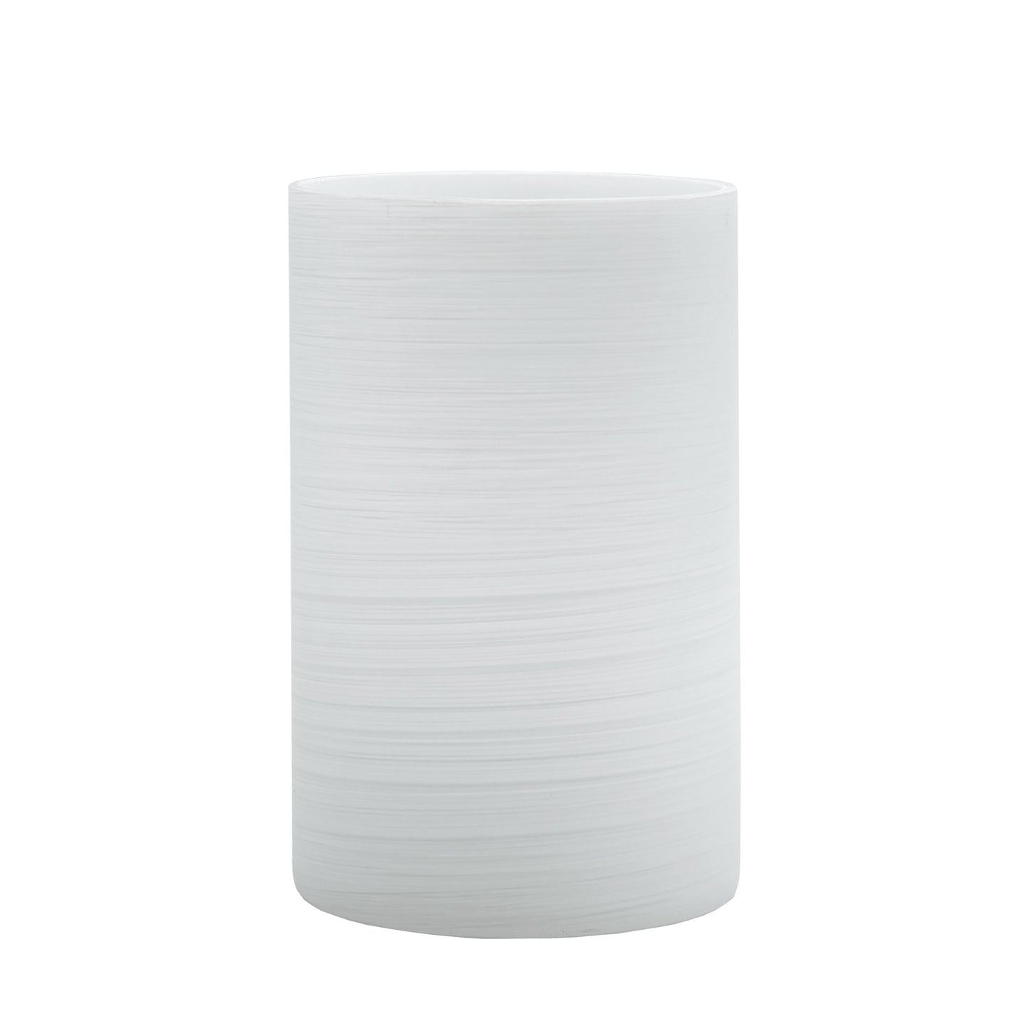 White Brushed Glass Case of 6