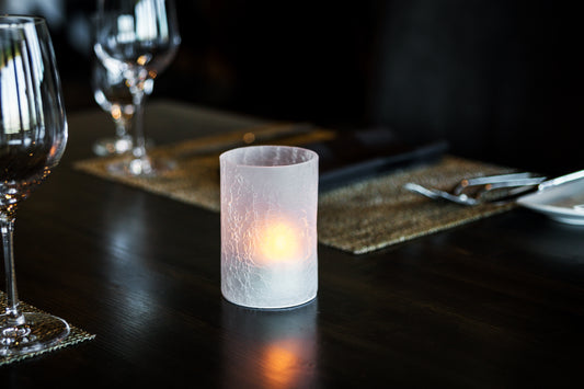 Crackled Glass Case of 6
