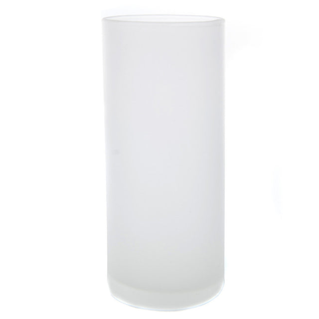 Tall (4.75") Frosted Glass Cylinder Candle Holder (Case of 6) - The Amazing Flameless Candle