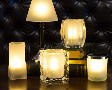 Glass Candle Holders