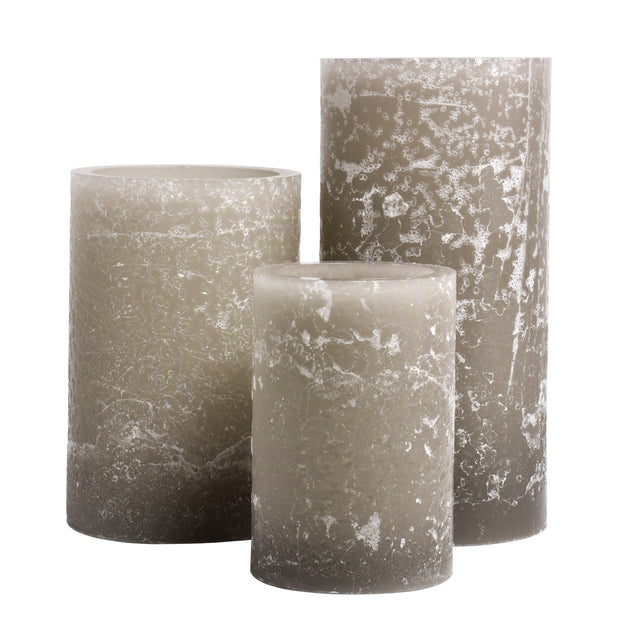 Grey Artisan Wax Luminaries (Case of 6) - The Amazing Flameless Candle